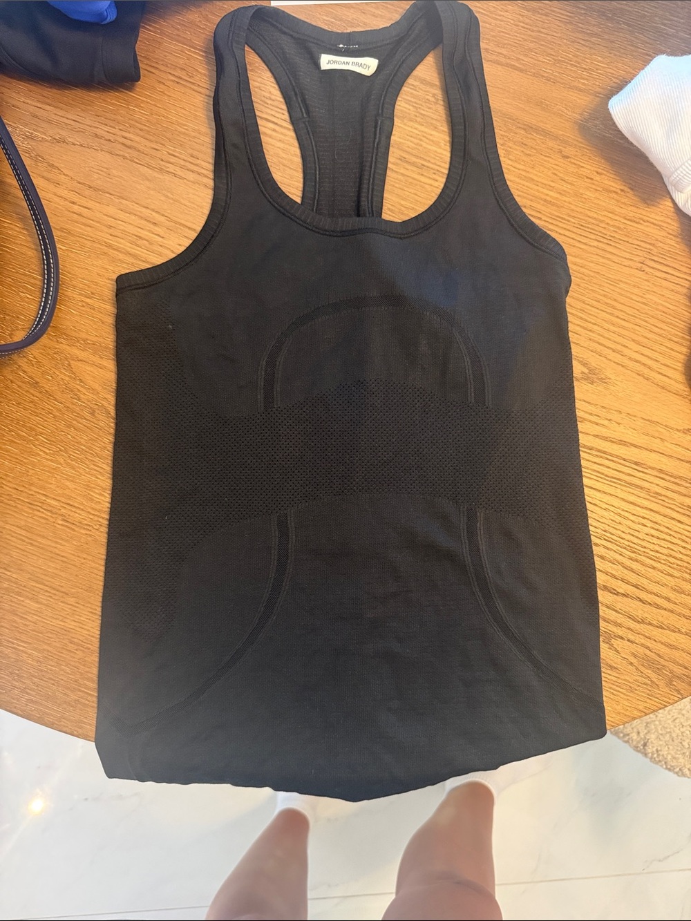 lululemon athletica Black Seamless Racerback Tank